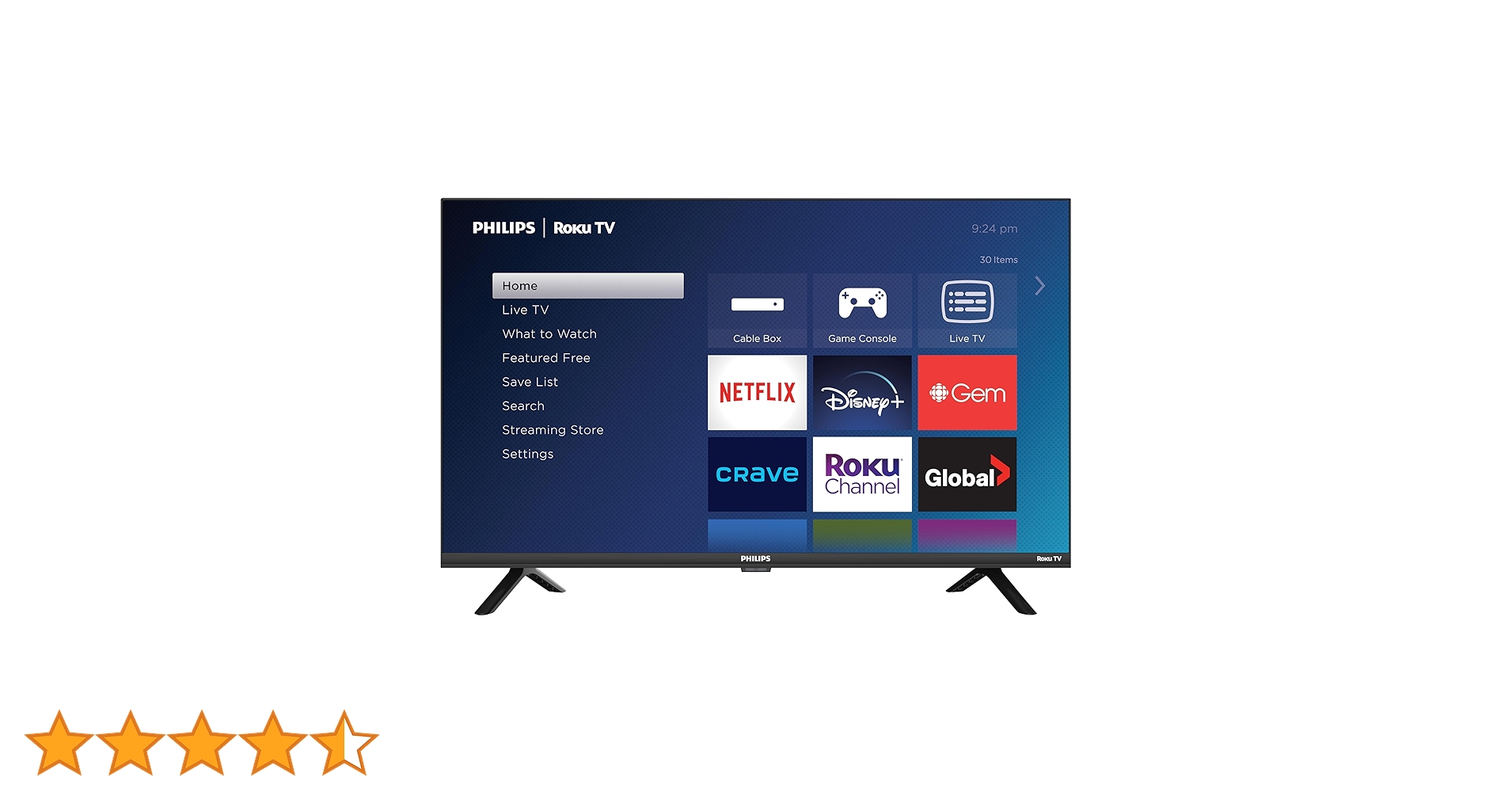 PHILIPS Roku TV 32インチ 4646シリーズ Roku TV 4600 Series LED LCD TV 32PFL4674/F6 | Philips